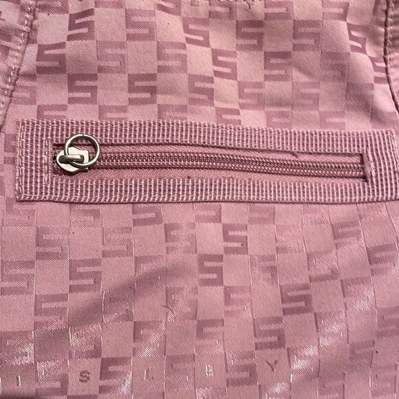 Sisley pink logo S shoulder bag - Picture 2 of 12